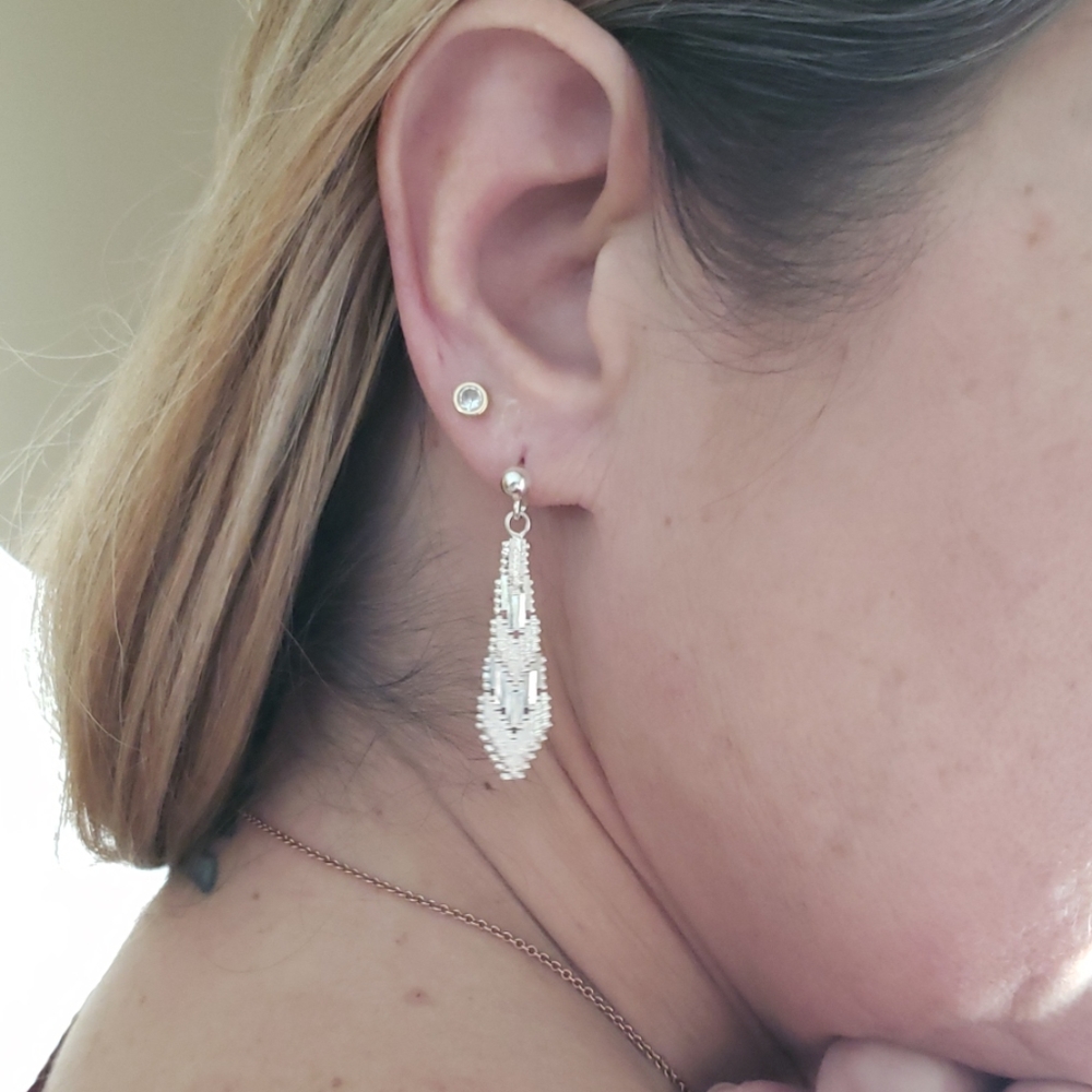 Vintage Sterling Silver Earrings